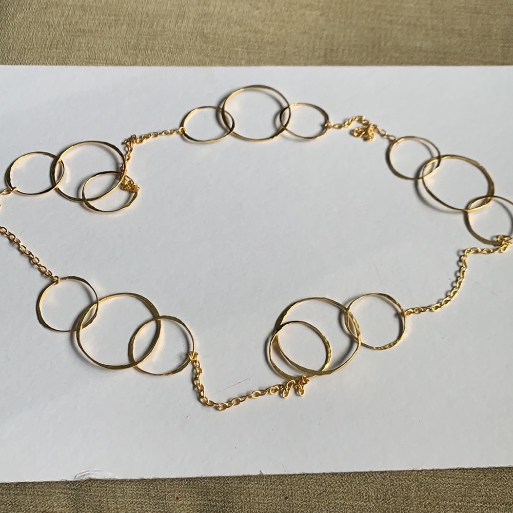 Beautiful hammered chain Necklace
